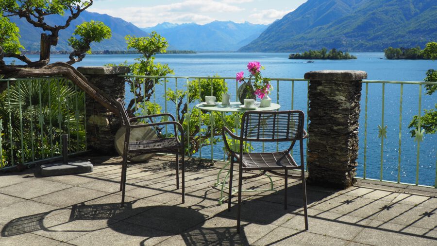 Blick von der großen Terrasse